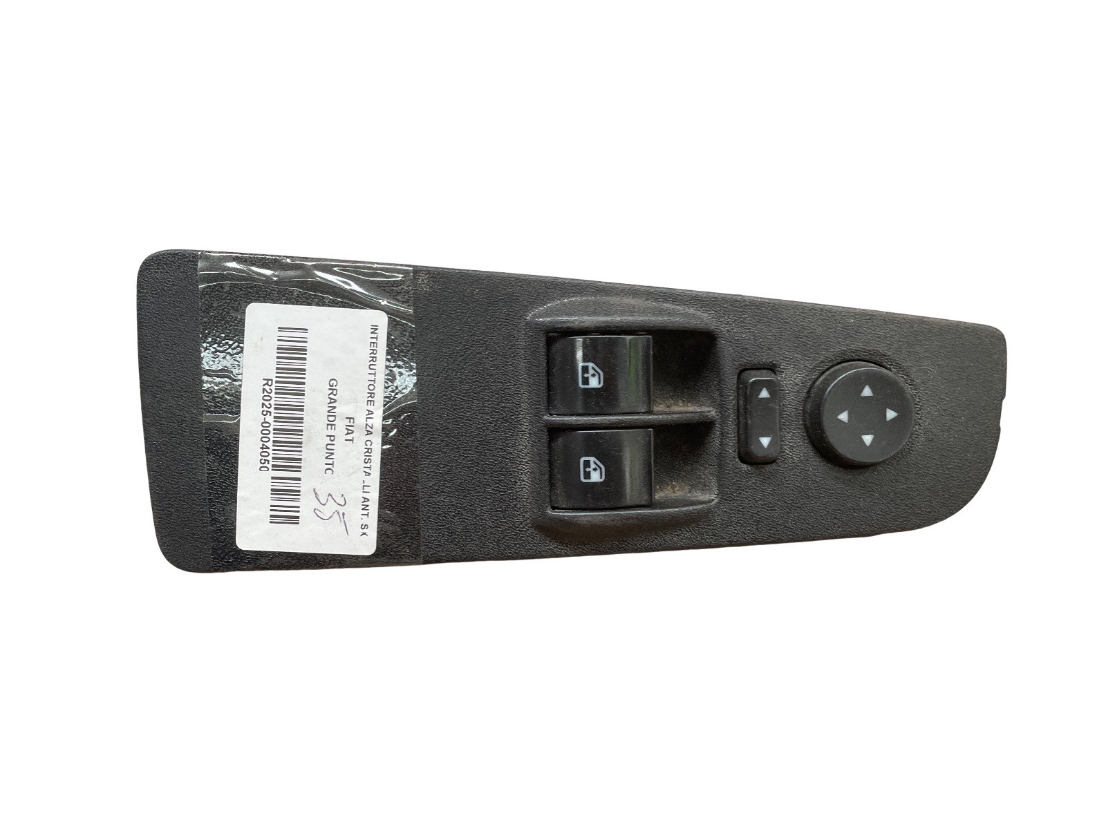 Interruttore Alzacristalli Porta Post. Sinistro (Fiat Trw) 735411038 B365 Usato